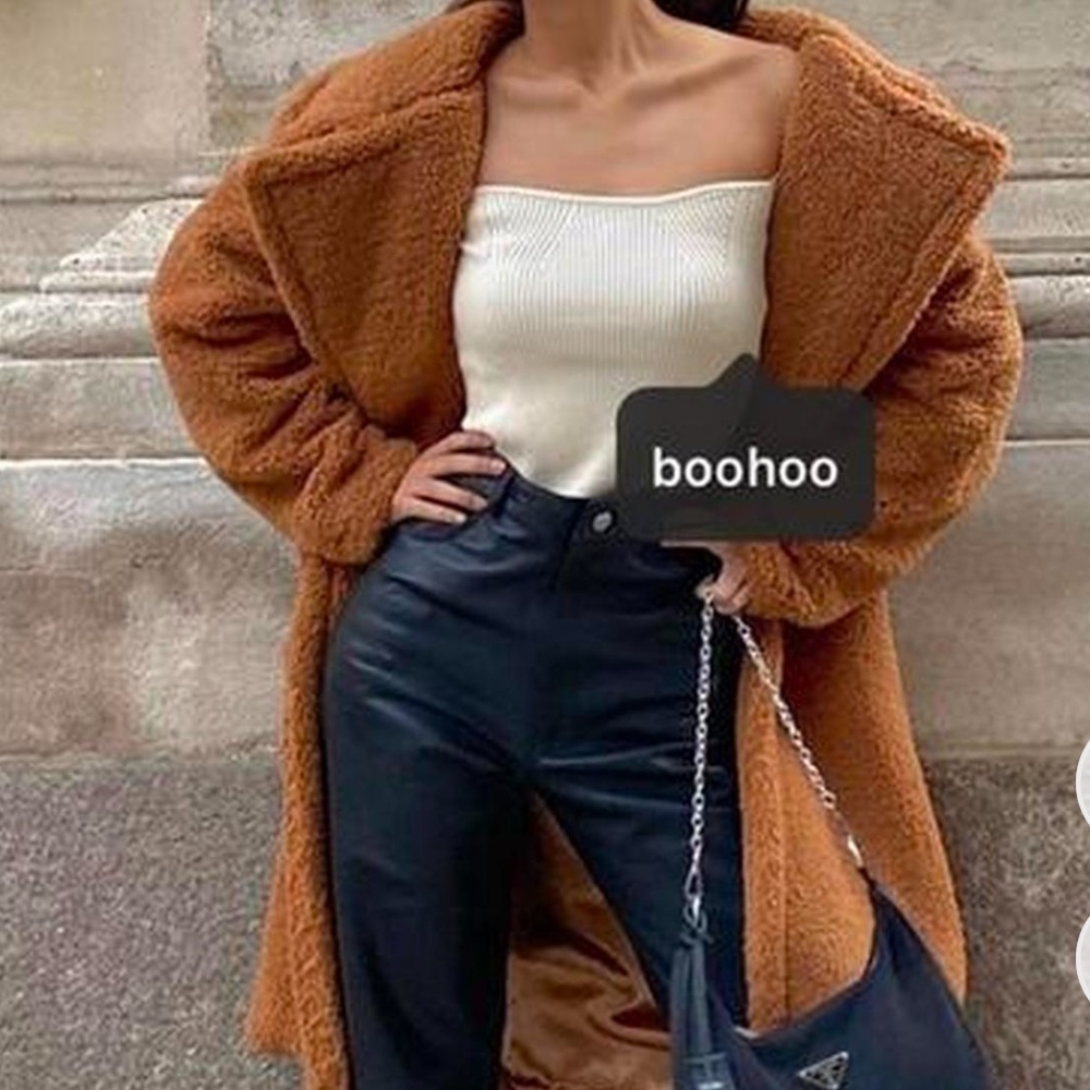 Boohoo nude top